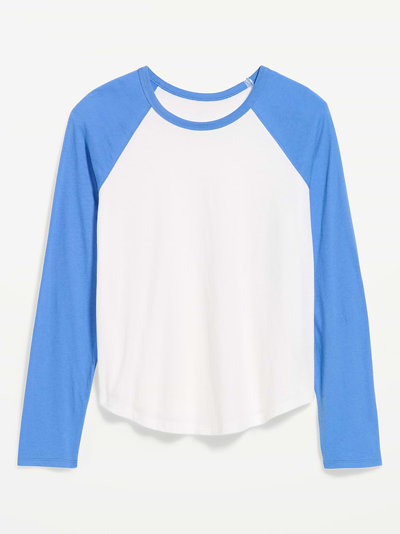 EveryWear Long-Sleeve Raglan Baseball T-Shirt