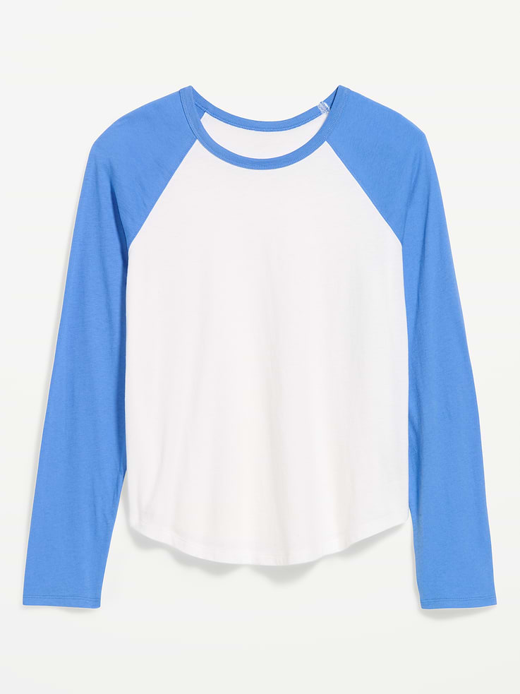 Image number 4 showing, EveryWear Long-Sleeve Raglan Baseball T-Shirt