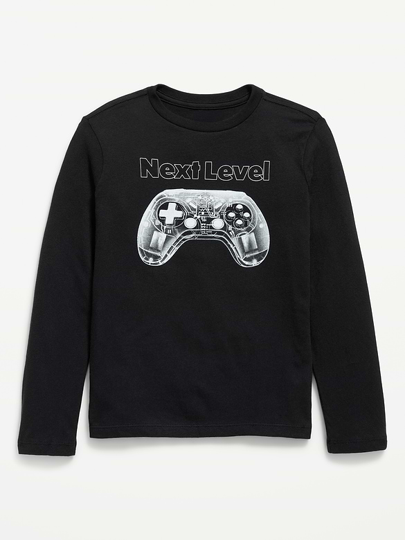 Long-Sleeve Graphic T-Shirt for Boys