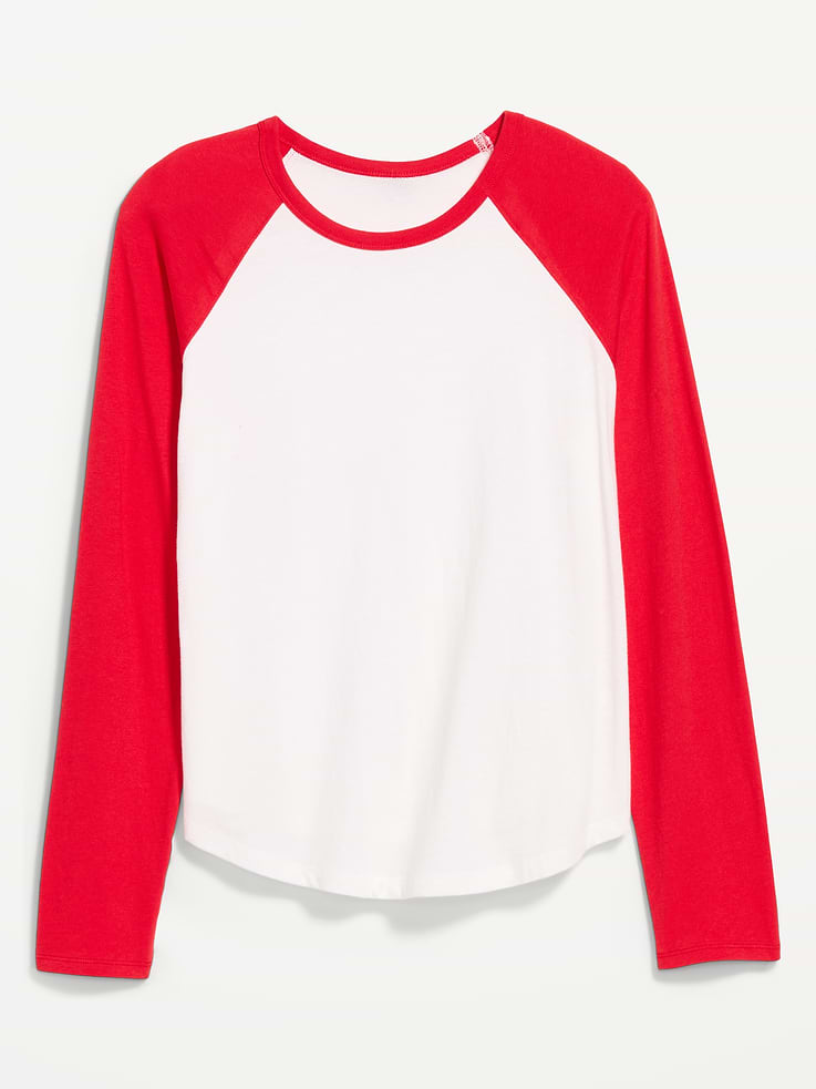 Image 2 de 4, T-shirt passe-partout de baseball à manches longues raglan