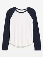 Image number 2 showing, EveryWear Long-Sleeve Raglan Baseball T-Shirt