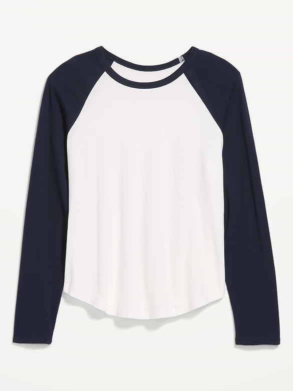 EveryWear Long-Sleeve Raglan Baseball T-Shirt