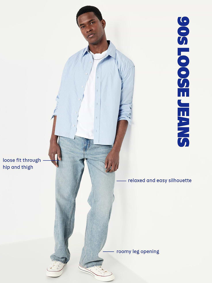 Image number 6 showing, 90's Loose Jeans