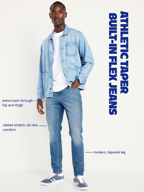 Athletic Taper Built-In Flex Jeans