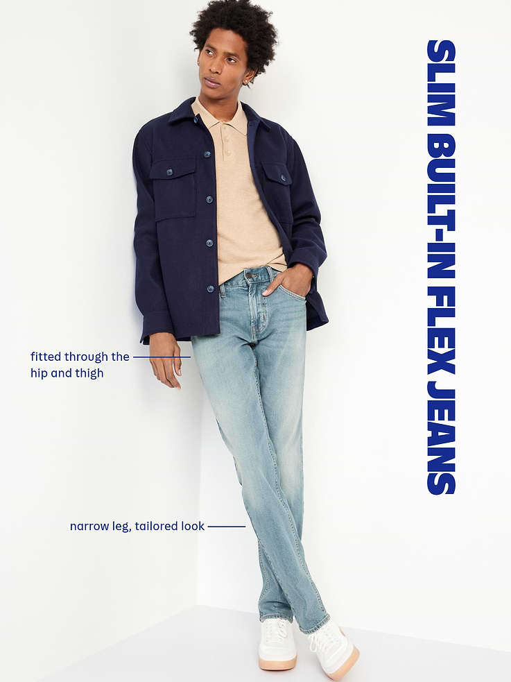 Image number 5 showing, Slim Built-In-Flex Jeans