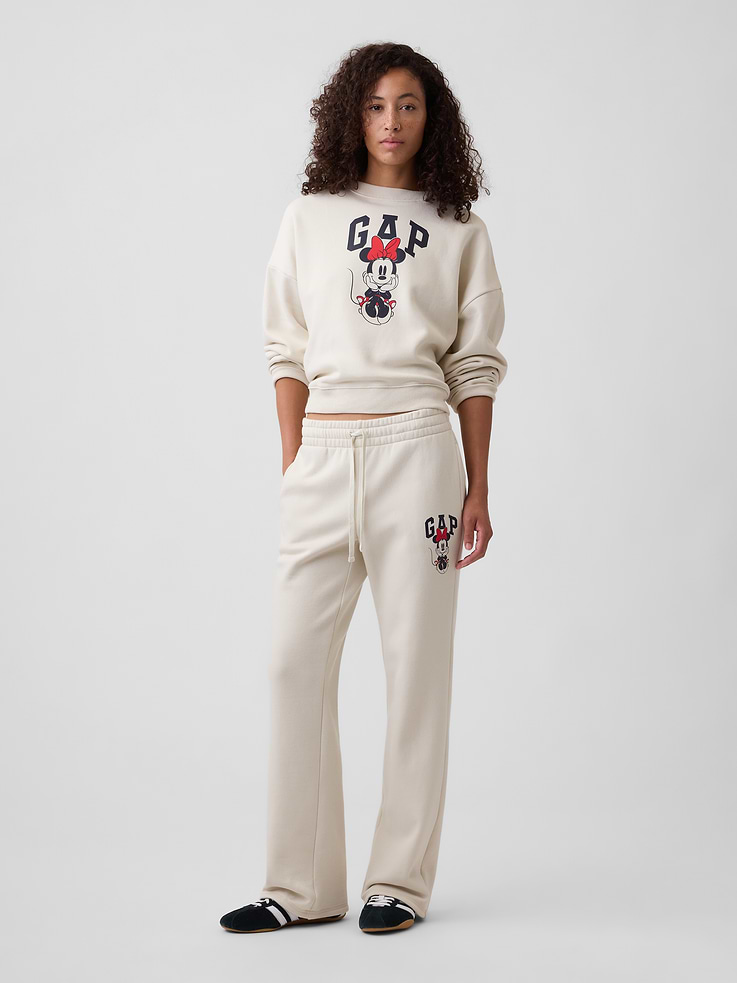 Image number 1 showing, Gap × Disney Minnie Mouse Straight-Leg Sweatpants