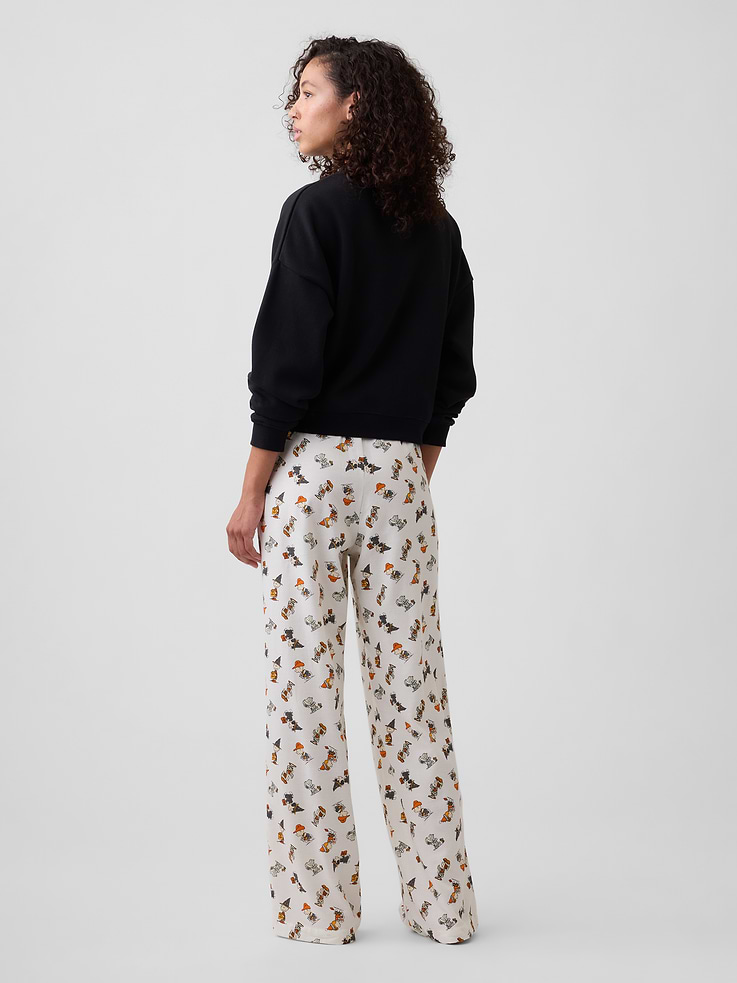 Image number 2 showing, Peanuts Flannel PJ Pants