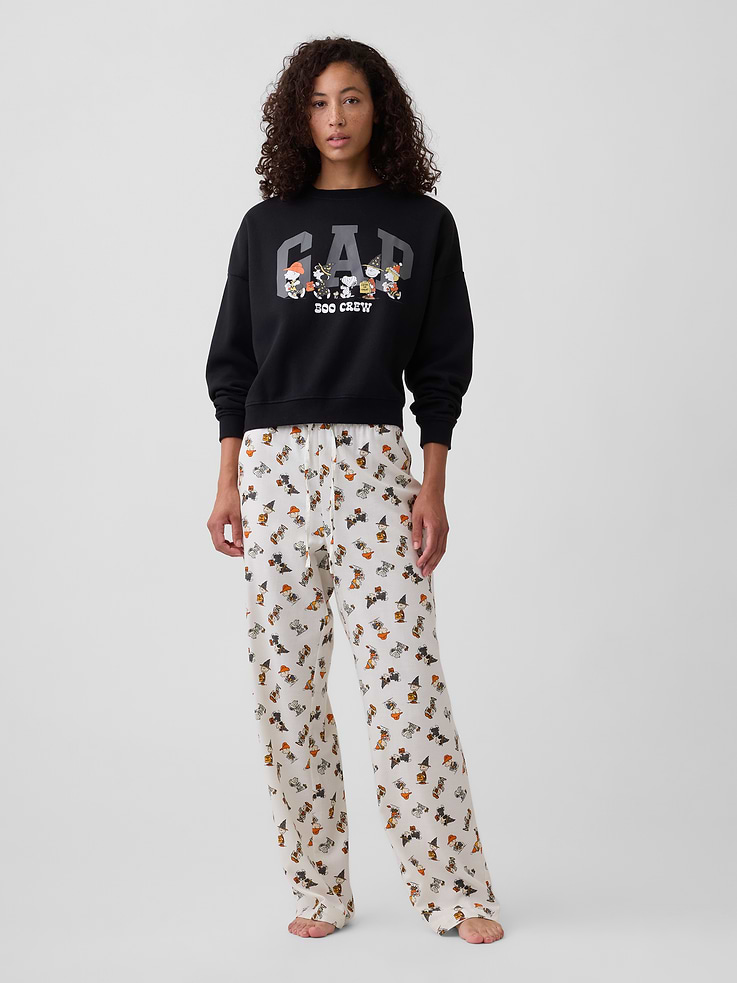 Image number 1 showing, Peanuts Flannel PJ Pants