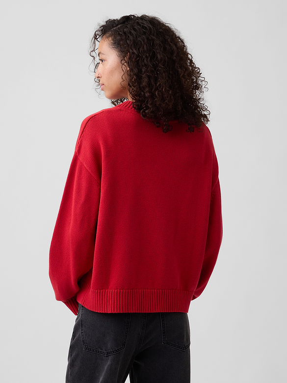 Oversized V-Neck Sweater