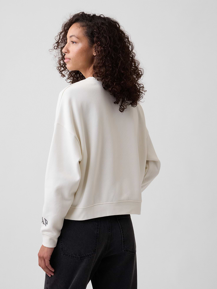 Image 2 of 5, Oversized Wedge Crewneck Sweatshirt