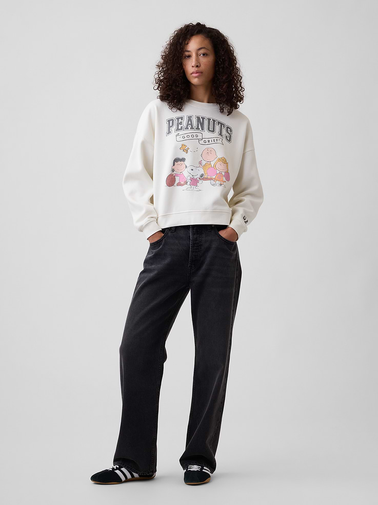 Image 3 of 5, Oversized Wedge Crewneck Sweatshirt