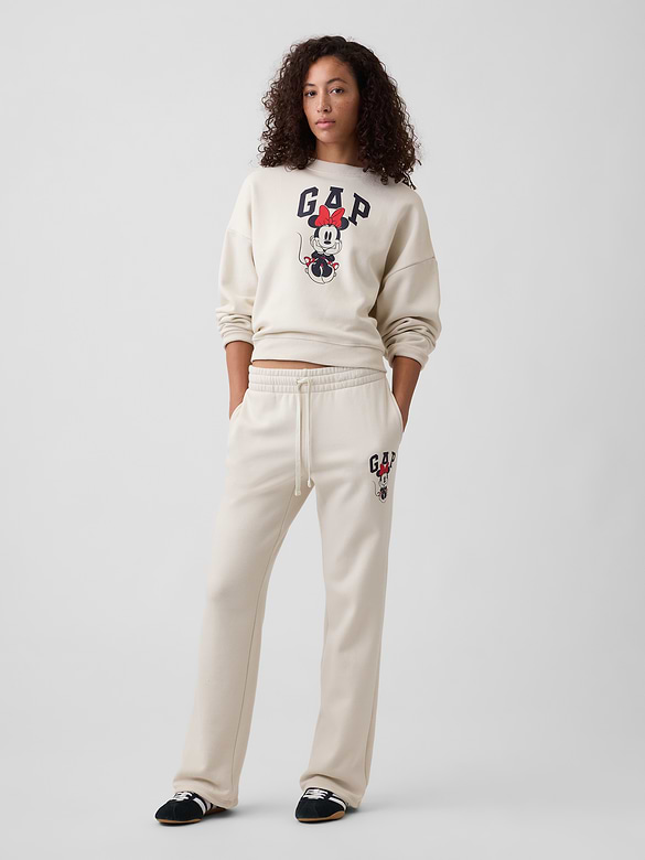 Gap × Disney Minnie Mouse Relaxed Wedge Logo Sweatshirt