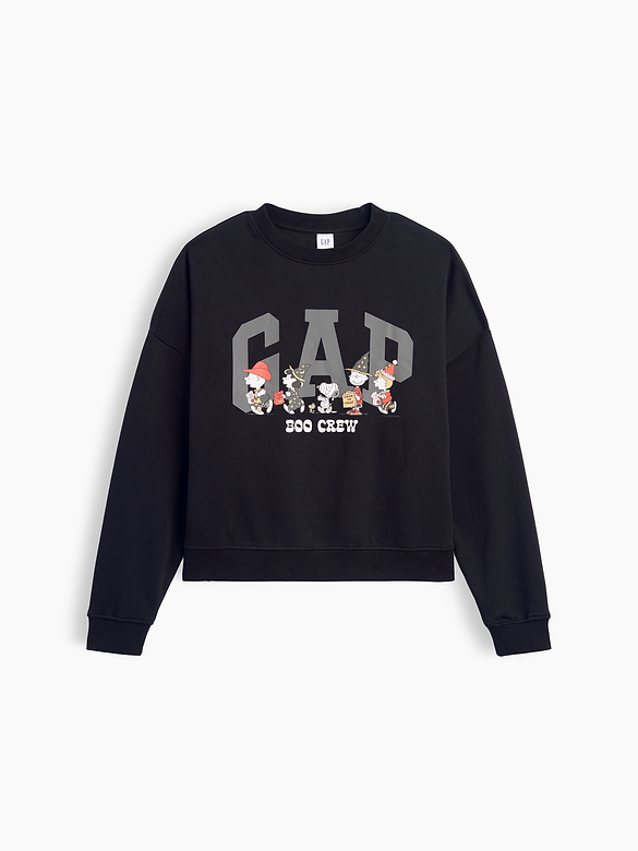 Oversized Wedge Crewneck Sweatshirt