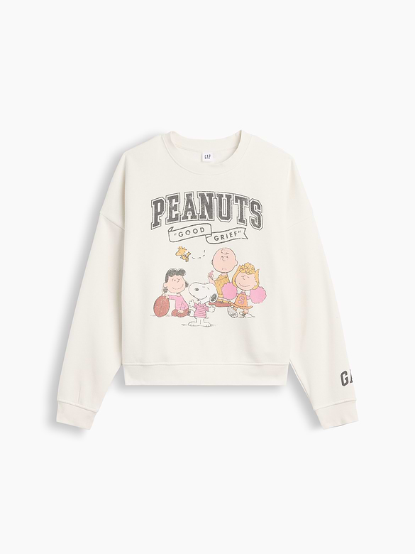 Oversized Wedge Crewneck Sweatshirt