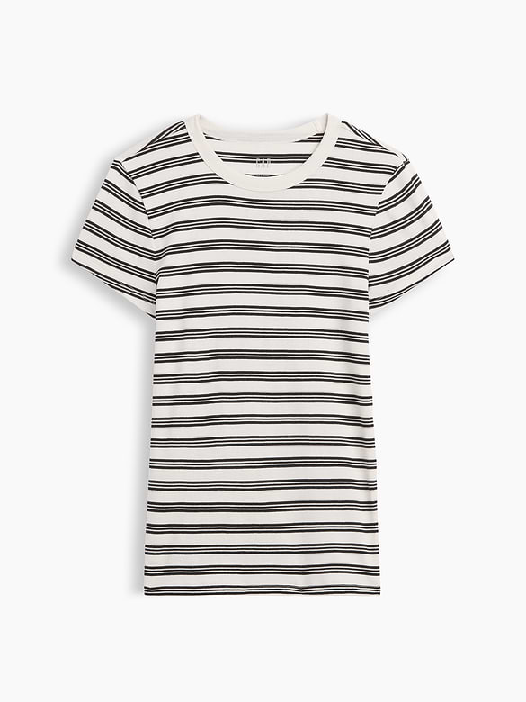 Ribbed Crewneck T-Shirt