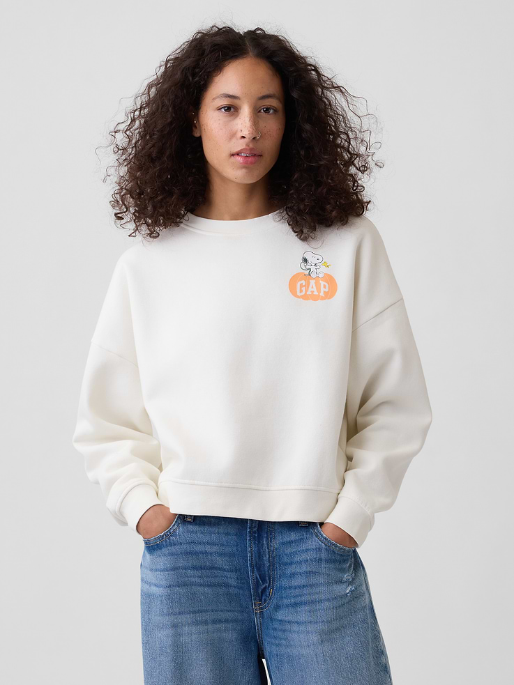 Image number 1 showing, Oversized Wedge Crewneck Sweatshirt