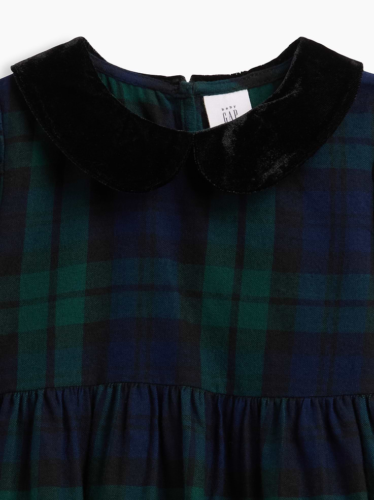 Image 2 of 3, babyGap Plaid Collared Dress