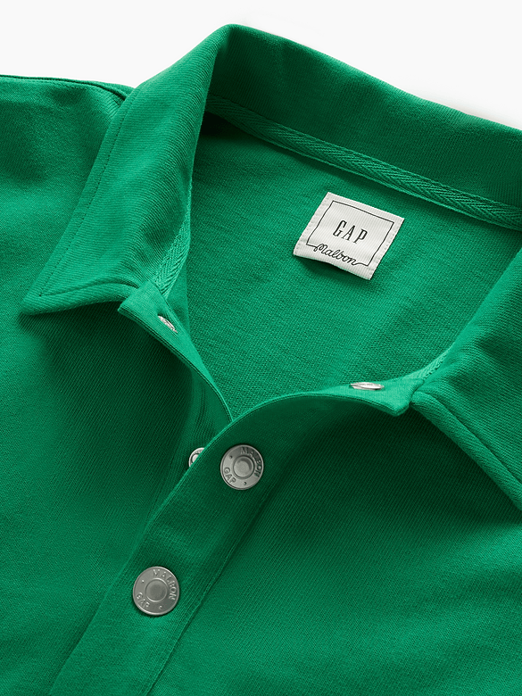 Gap × Malbon Oversized Polo Pullover