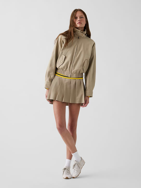 Gap × Malbon Pleated Twill Mini Skort