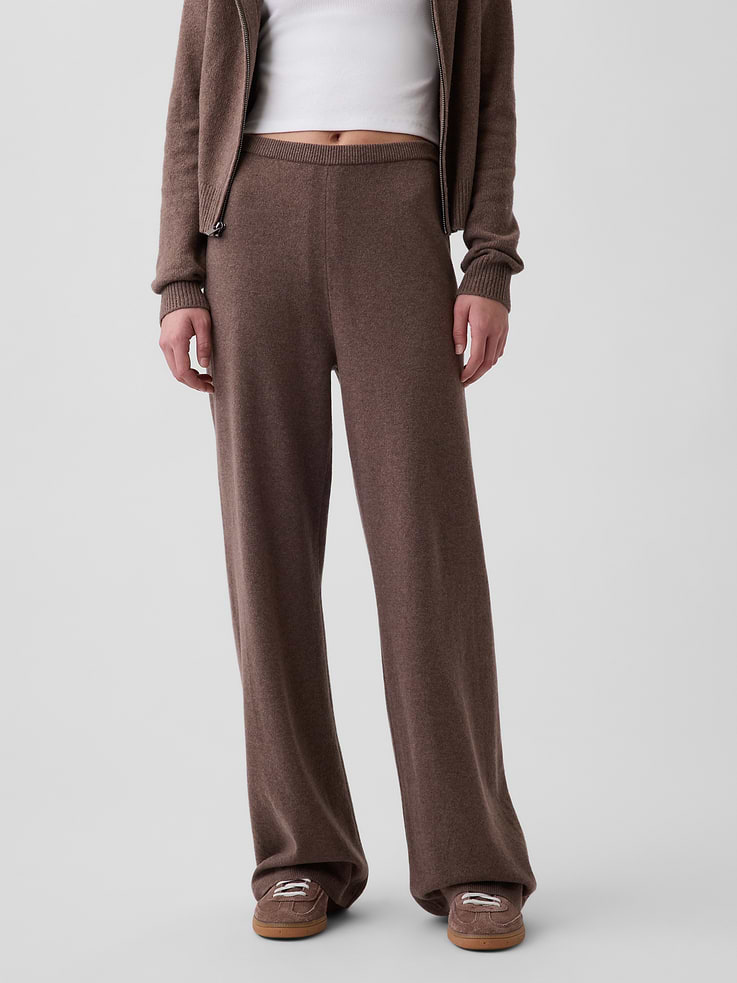 Image 2 de 7, Pantalon ample Effet cachemire