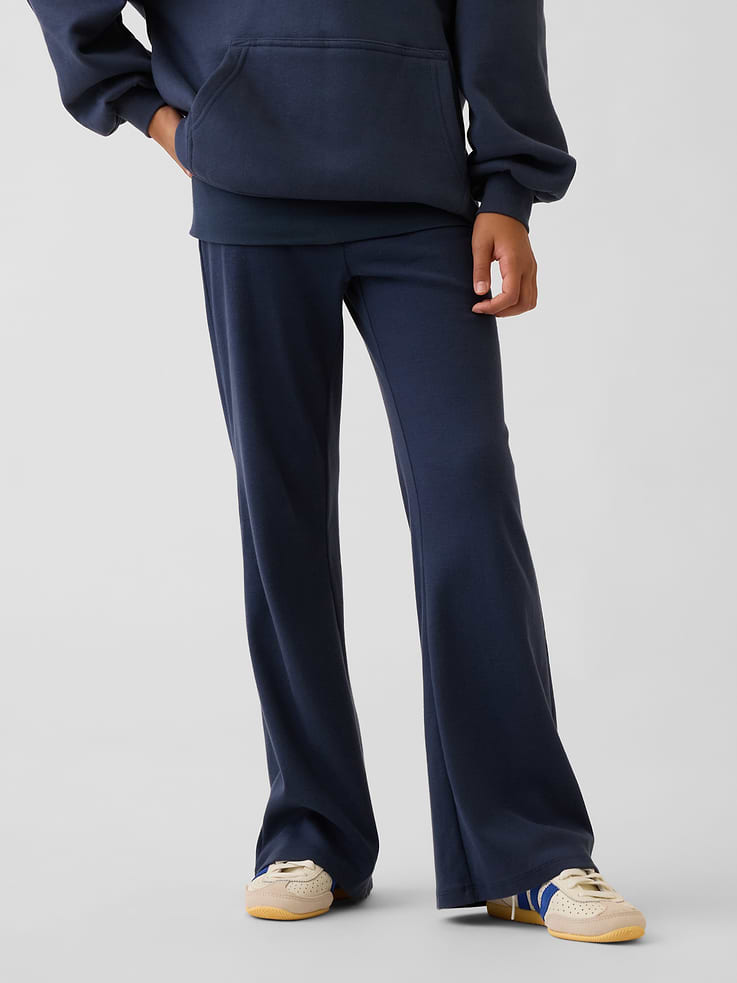 Image number 3 showing, Kids Foldover Flare Leggings