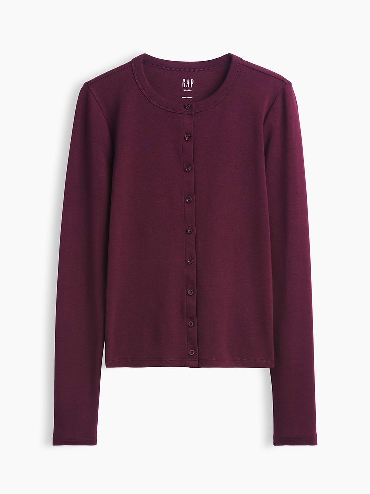 Image number 5 showing, Modern Crewneck Cardigan