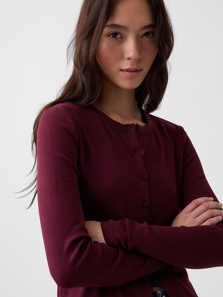 Image number 4 showing, Modern Crewneck Cardigan