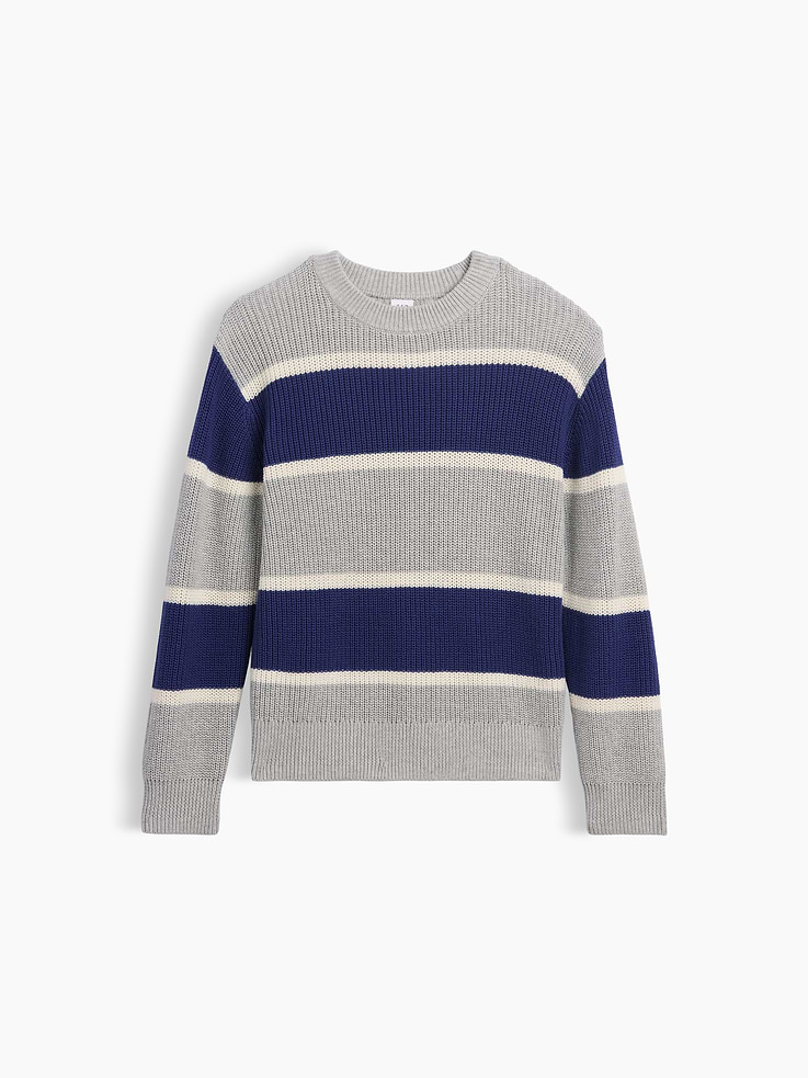 Image number 2 showing, 100% Cotton Relaxed Shaker Sweater