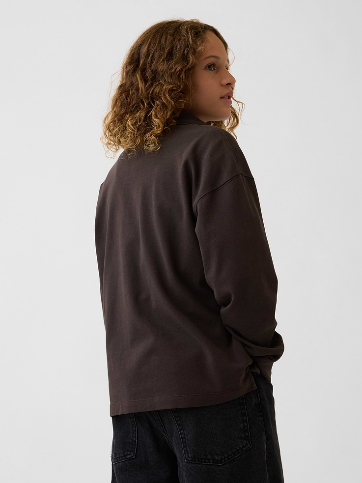 Image number 3 showing, Kids Heavyweight Relaxed Polo Shirt