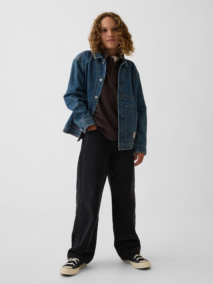 Image number 4 showing, Kids Heavyweight Relaxed Polo Shirt