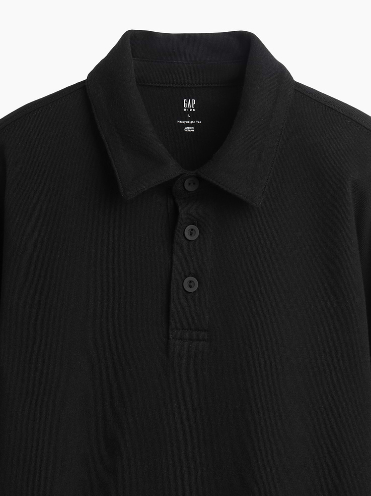 Image number 5 showing, Kids Heavyweight Relaxed Polo Shirt
