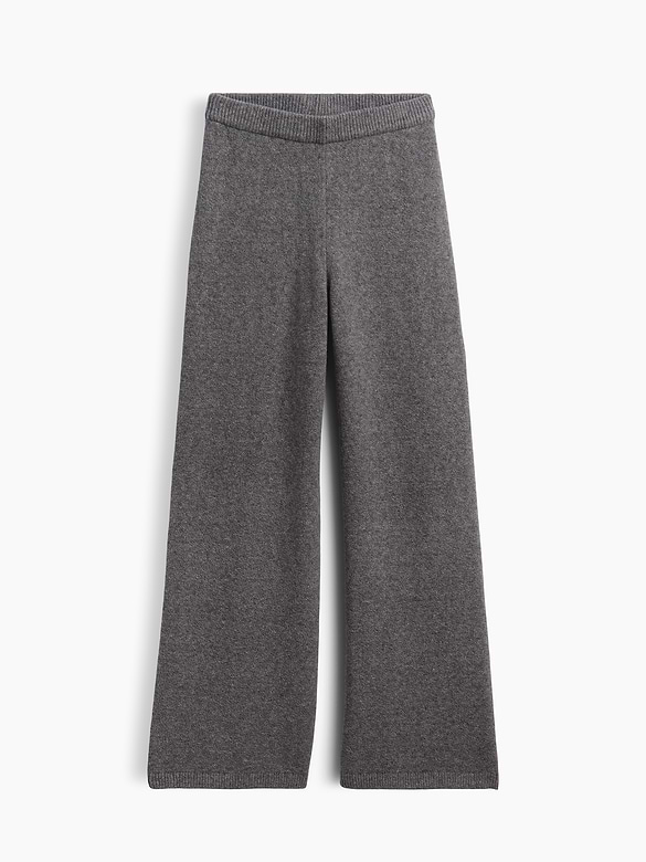 Kids CashSoft Wide-Leg Sweater Pants