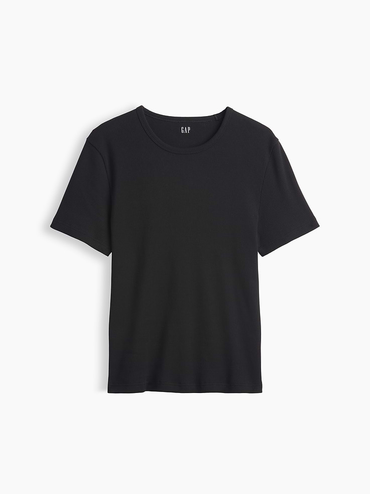 Image 5 of 5, Shrunken Rib T-Shirt