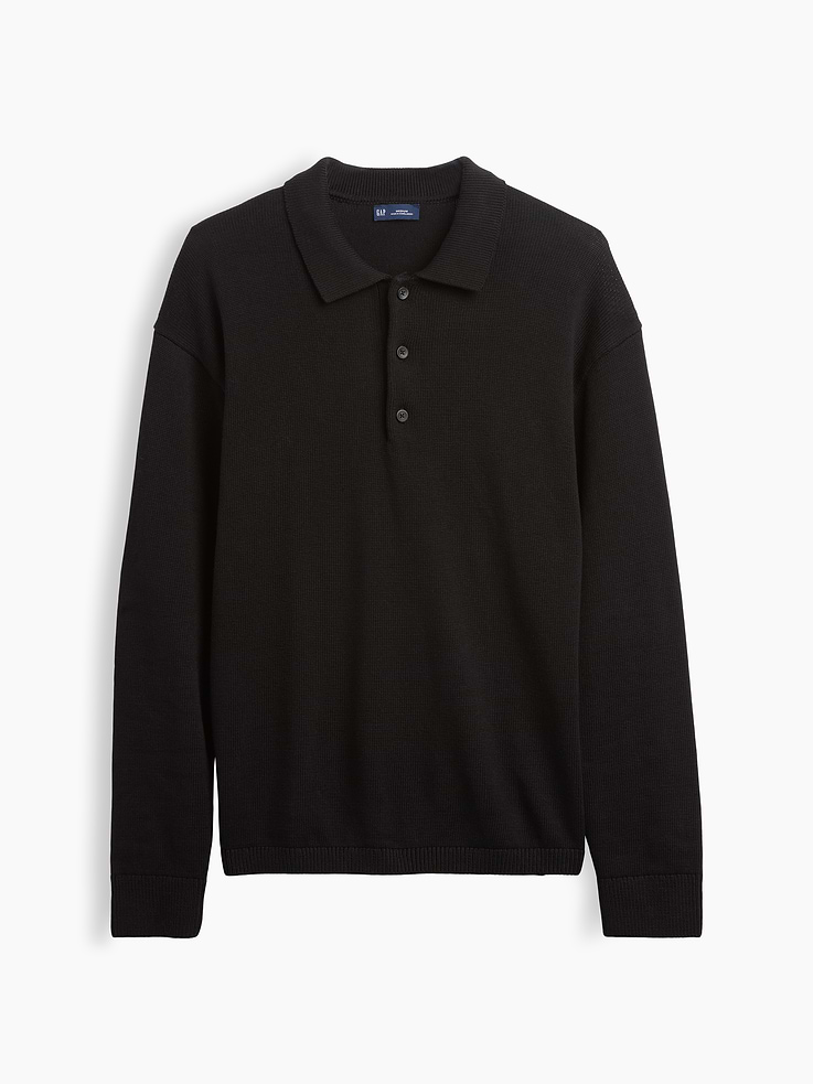 Image number 5 showing, Relaxed Polo Sweater