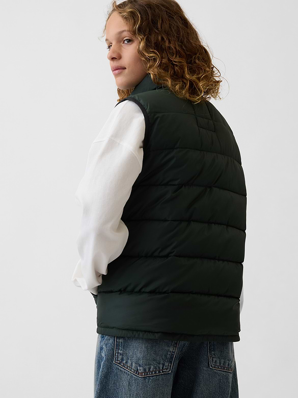 Kids Recycled Lightweight Puffer Vest
