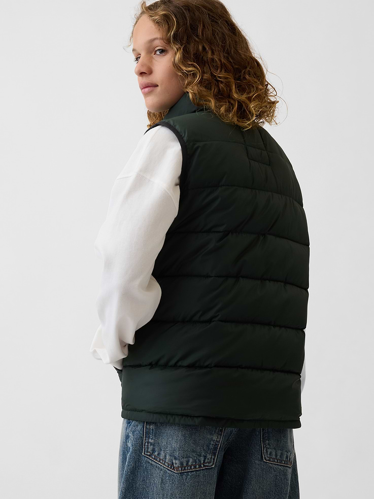 Image number 3 showing, Kids Recycled Lightweight Puffer Vest
