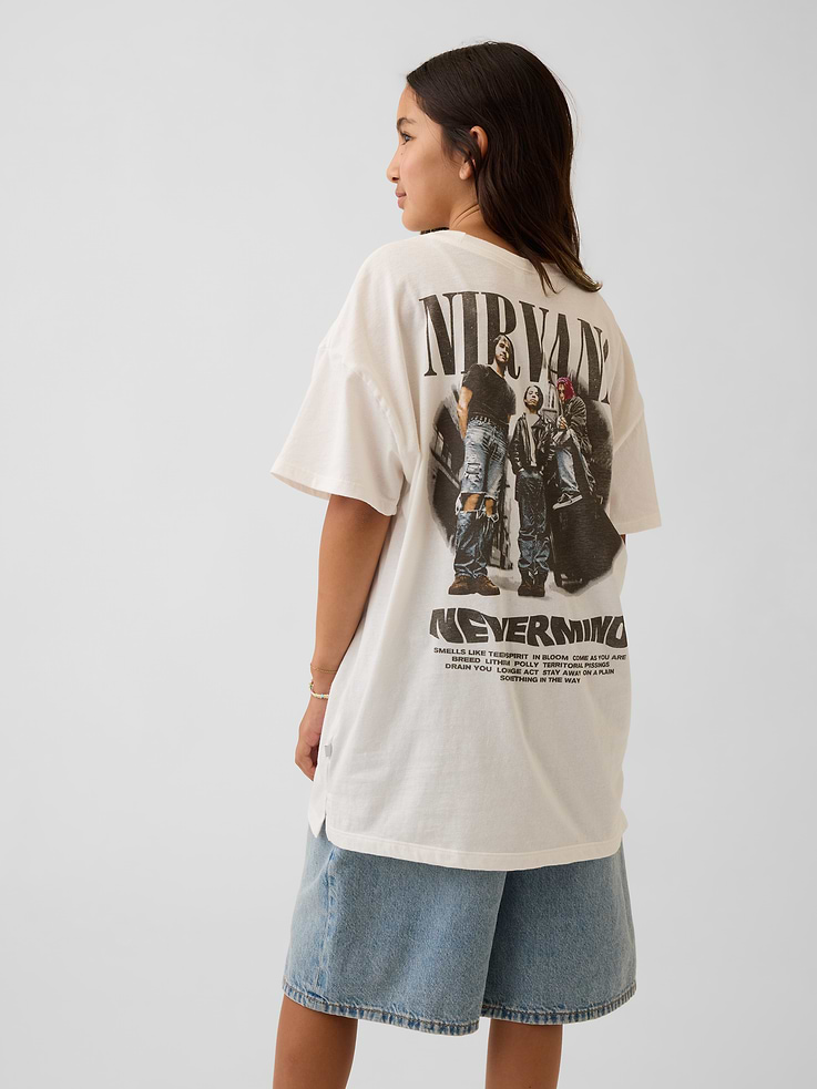 Image number 3 showing, Kids Nirvana Oversized T-Shirt