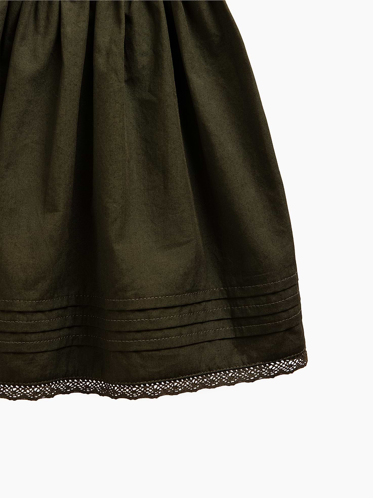 Image number 5 showing, Kids Mixed Media Drop-Waist Dress