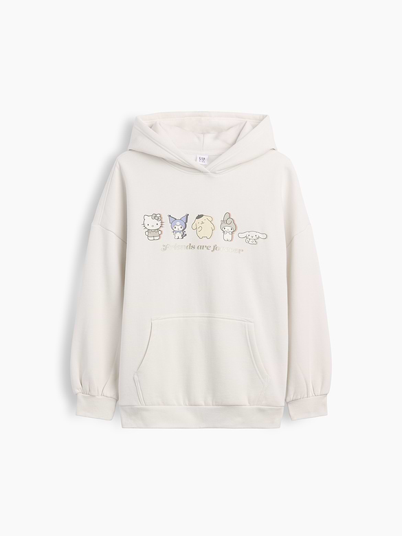 Kids VintageSoft Oversized Hello Kitty Hoodie