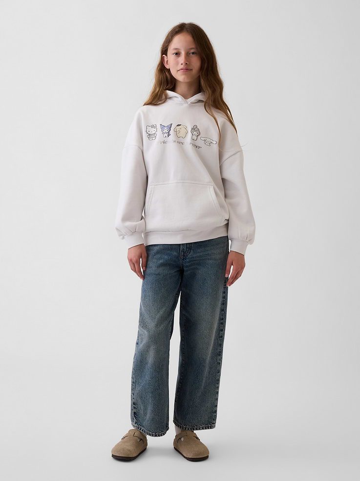 Image number 2 showing, Kids VintageSoft Oversized Hello Kitty Hoodie