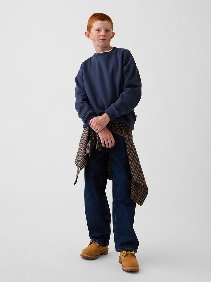 Image number 3 showing, Kids VintageSoft Relaxed Sweatshirt