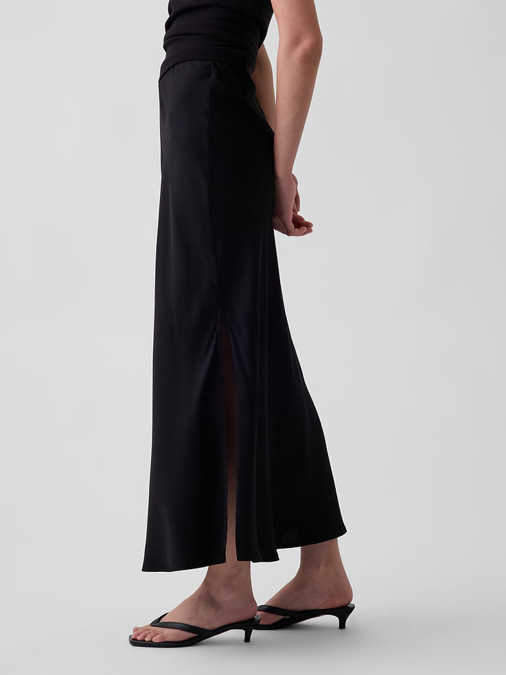 Image number 3 showing, Maxi Slip Skirt