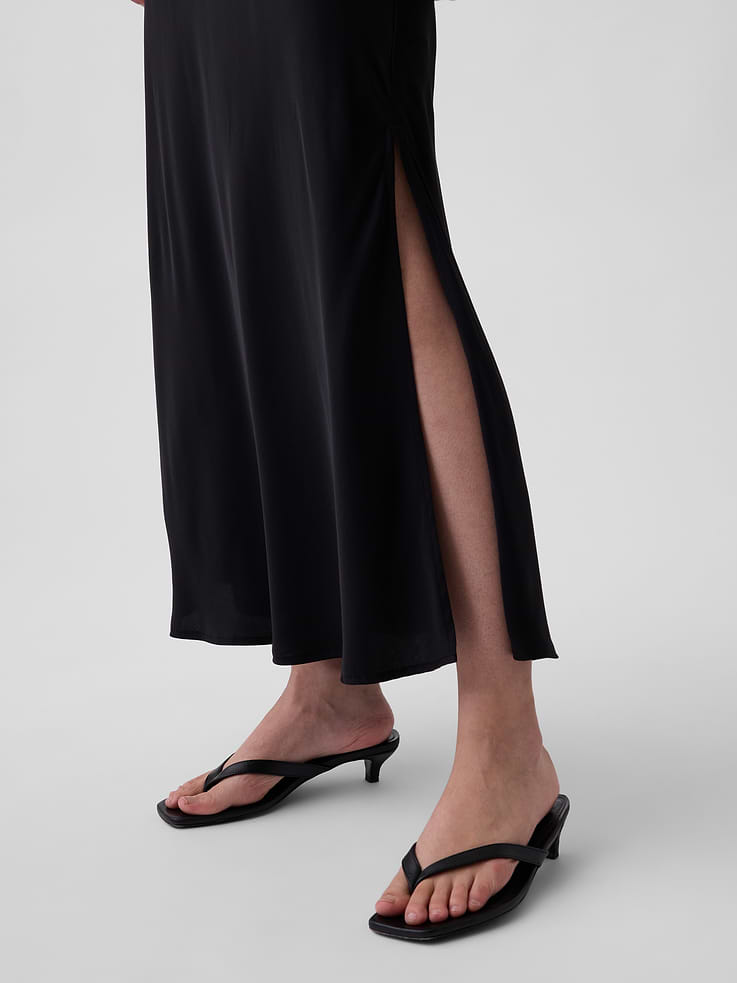 Image number 4 showing, Maxi Slip Skirt