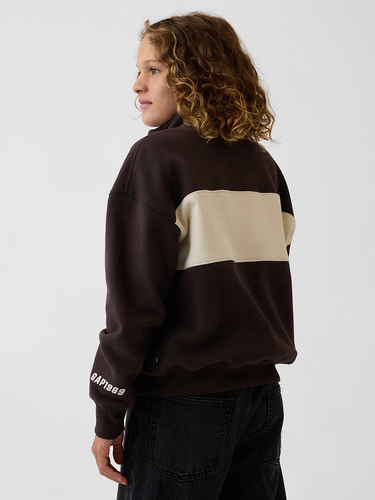 Image number 2 showing, Kids VintageSoft Quarter-Zip Pullover