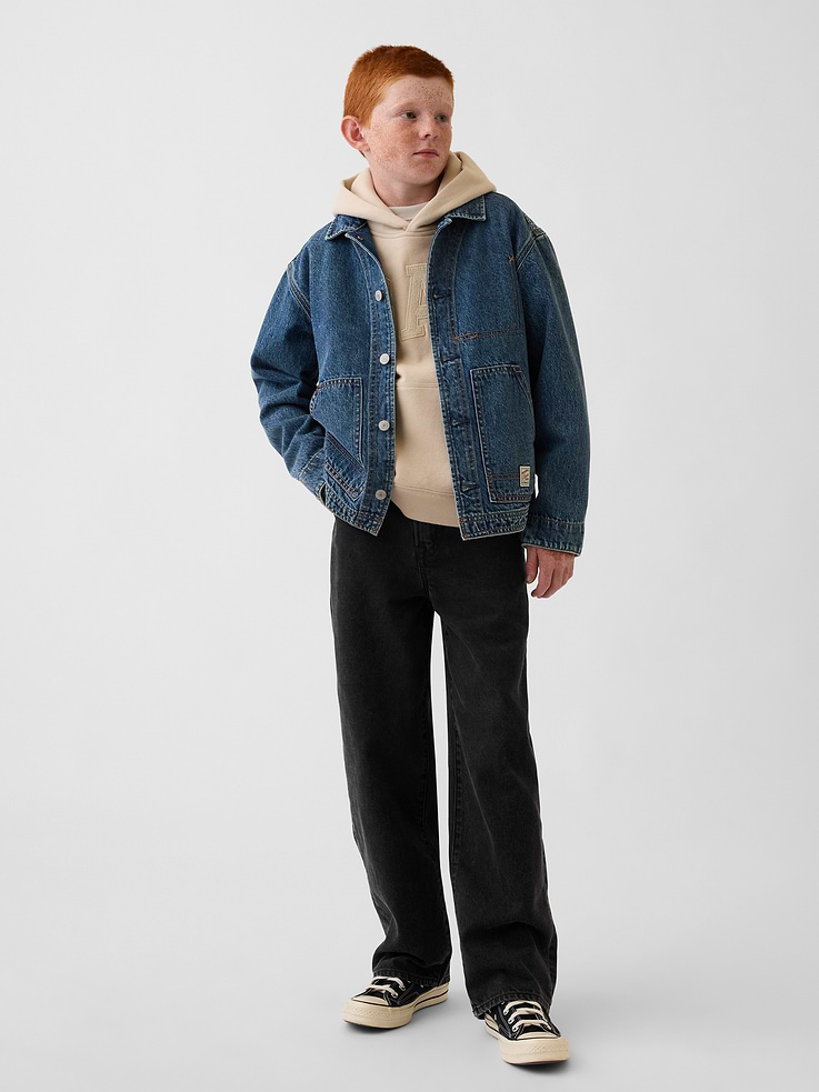 Image number 4 showing, Kids Denim Chore Jacket