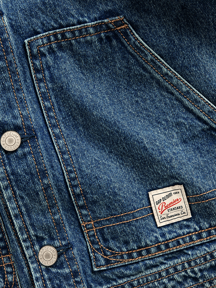 Image number 5 showing, Kids Denim Chore Jacket