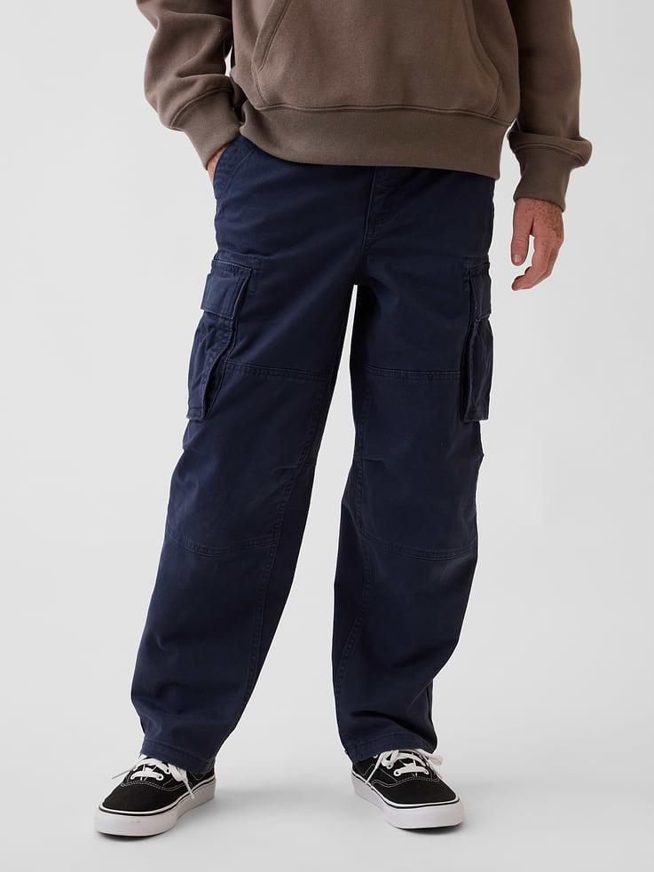 Image number 3 showing, Kids Loose Cargo Pants