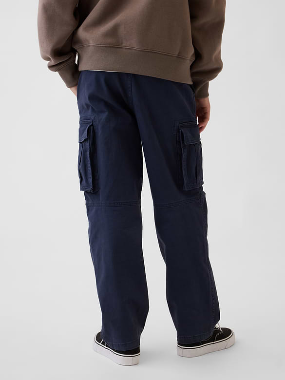 Kids Loose Cargo Pants
