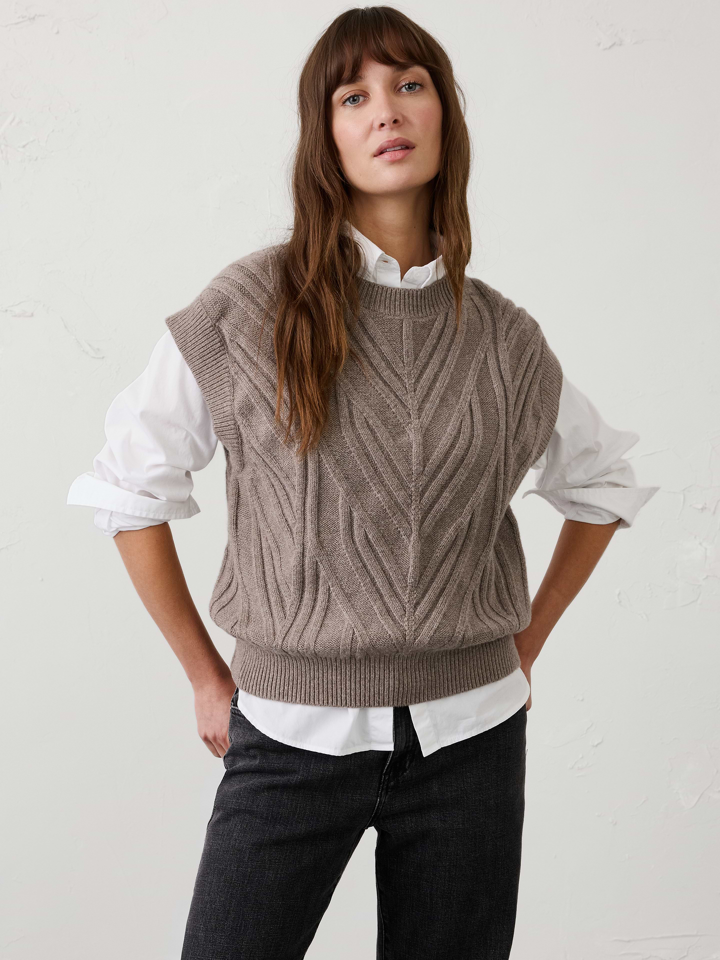 Image number 1 showing, Perfectly Soft Cable Vest