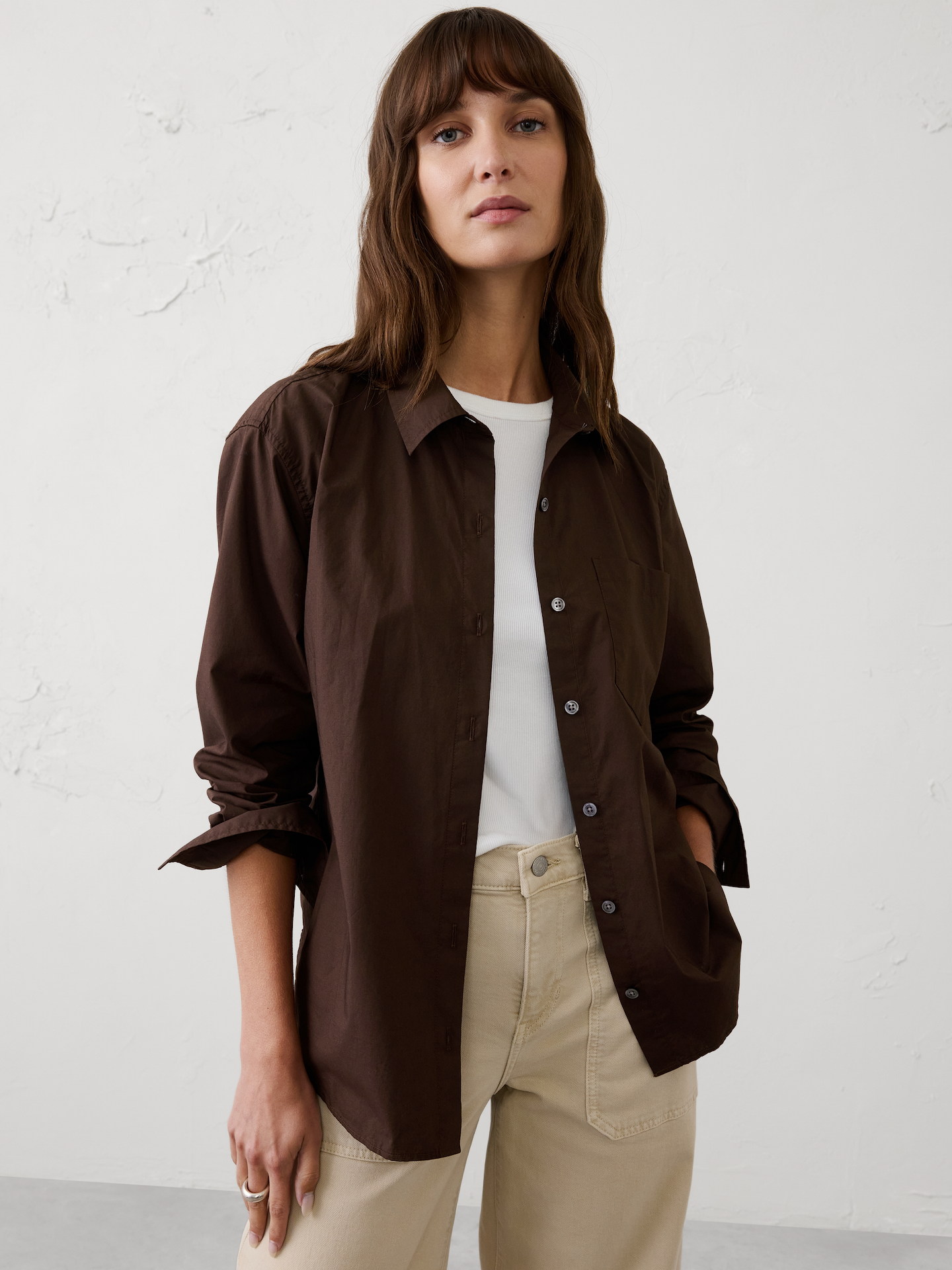 Image number 1 showing, Perfect Poplin Shirt